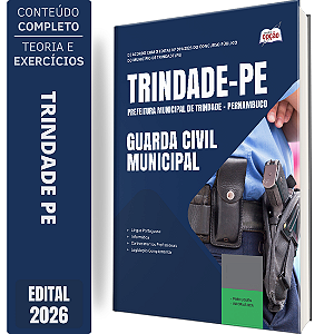 Apostila Prefeitura de Trindade PE 2026 GCM - Guarda Civil Municipal