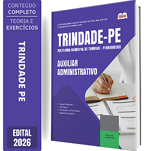 Apostila Prefeitura de Trindade PE 2026 - Auxiliar Administrativo