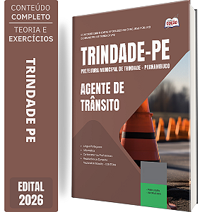 Apostila Prefeitura de Trindade PE 2026 - Agente de Trânsito
