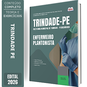 Apostila Prefeitura de Trindade PE 2026 Enfermeiro - Plantonista