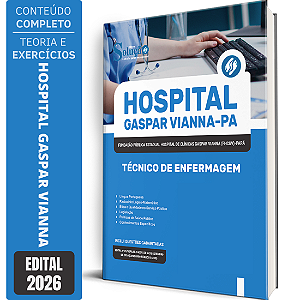 Apostila Hospital Gaspar Vianna PA 2026 - Técnico de Enfermagem