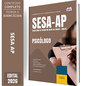 Apostila SESA AP 2026 - Psicólogo