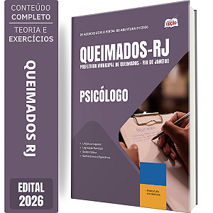 Apostila Prefeitura de Queimados RJ 2026 - Psicólogo