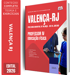 Apostila Prefeitura de Valença RJ 2026 Professor 4 - Educação Física