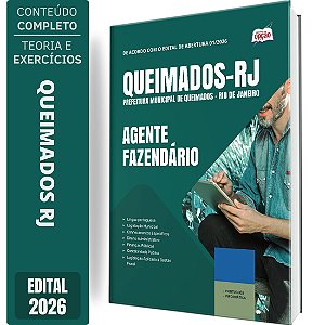 Apostila Prefeitura de Queimados RJ 2026 - Agente Fazendário