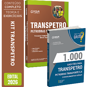 Kit Apostila Transpetro 2026 - Engenharia de Produção + Livro 1000 Questões - Conhecimentos Gerais