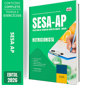 Apostila SESA AP 2026 - Nutricionista