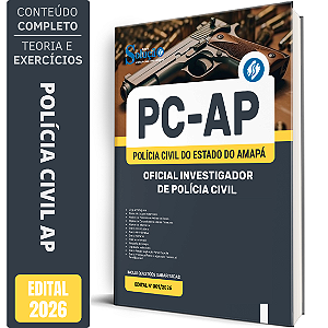 Apostila PC AP 2026 - Oficial Investigador de Polícia Civil