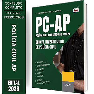 Apostila PC AP 2026 - Oficial Investigador de Polícia Civil