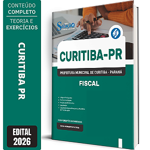 Apostila Prefeitura de Curitiba PR 2026 - Fiscal