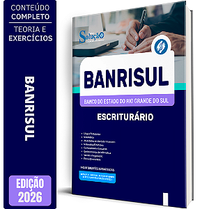 Apostila BANRISUL 2026 - Escriturário