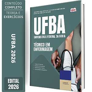 Apostila UFBA 2026 Técnico Administrativo em Educação - Técnico em Enfermagem