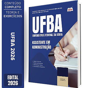 Apostila UFBA 2026 Técnico Administrativo em Educação - Assistente em Administração