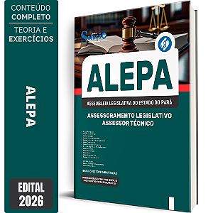 Apostila ALEPA 2026 Assessoramento Legislativo - Assessor Técnico