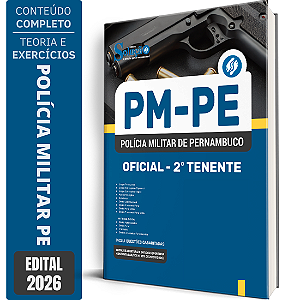 Apostila PM PE 2026 Oficial - 2 Tenente