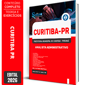 Apostila Prefeitura de Curitiba PR 2026 - Analista Administrativo