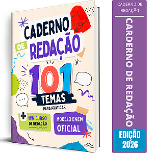 Caderno de Redação - 101 Propostas para Treinar