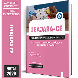 Apostila Prefeitura de Ubajara CE 2026 - Educação Infantil