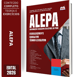 Apostila ALEPA 2026 Assessoramento Legislativo - Técnico Legislativo
