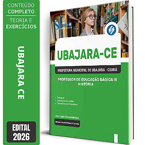 Apostila Prefeitura de Ubajara CE 2026 Professor de Educação Básica 3 - História