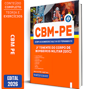 Apostila CBM PE 2026 - 2 Tenente do Corpo de Bombeiros Militar (QOC)