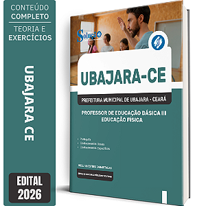 Apostila Prefeitura de Ubajara CE 2026 Professor de Educação Básica 3 - Educação Física