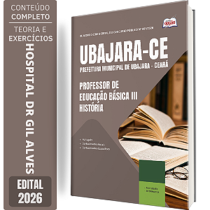 Apostila Prefeitura de Ubajara CE 2026 Professor de Educação Básica 3 - História