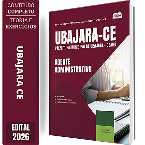 Apostila Prefeitura de Ubajara CE 2026 - Agente Administrativo