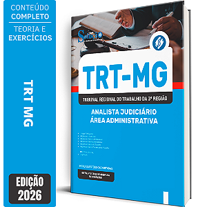 Apostila TRT MG 2026 Técnico Judiciário - Área Administrativa