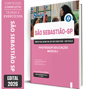 Apostila Prefeitura de São Sebastião SP 2026 - Professor Educação Básica 1