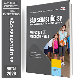 Apostila Prefeitura de São Sebastião SP 2026 - Professor de Educação Física