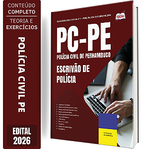 Apostila PC PE 2026 - Escrivão de Polícia