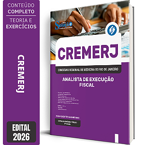 Apostila CREMERJ 2026 - Analista de Execução Fiscal