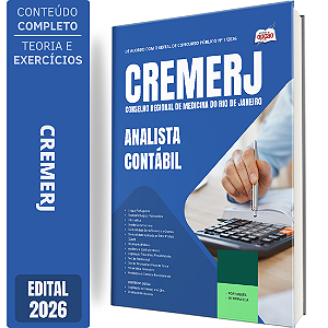 Apostila CREMERJ 2026 - Analista Contábil