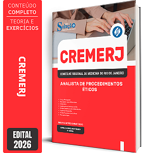 Apostila CREMERJ 2026 - Analista de Procedimentos Éticos
