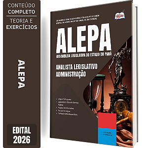 Apostila ALEPA 2026 Analista Legislativo - Administração