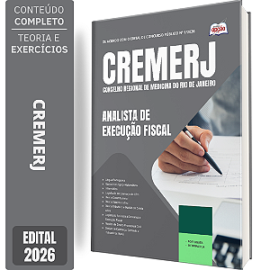 Apostila CREMERJ 2026 - Analista de Execução Fiscal