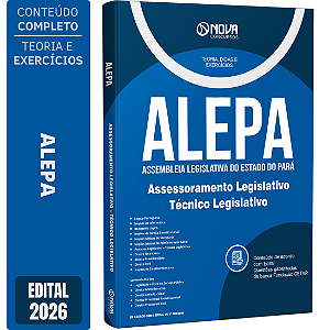 Apostila ALEPA 2026 Assessoramento Legislativo - Técnico Legislativo