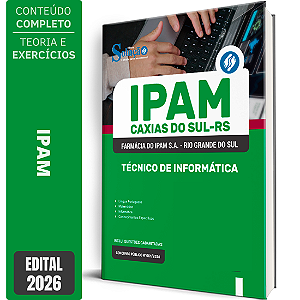 Apostila Farmácia do IPAM 2026 - Técnico de Informática