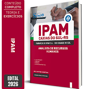 Apostila Farmácia do IPAM 2026 - Analista de Recursos Humanos