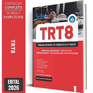 Apostila TRT8 2026 Analista Judiciário - Especialidade Arquivologia