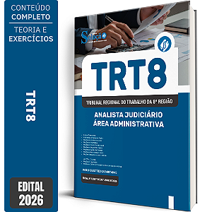 Apostila TRT8 2026 Analista Judiciário - Área Administrativa