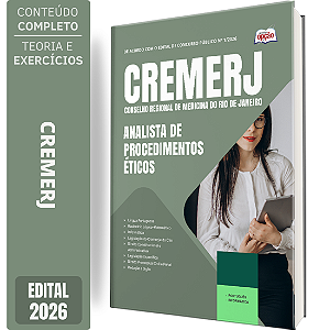 Apostila CREMERJ 2026 - Analista de Procedimentos Éticos