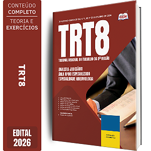 Apostila TRT8 2026 Analista Judiciário - Especialidade Arquivologia