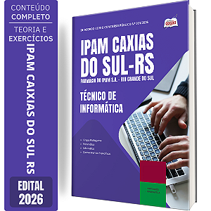 Apostila Farmácia IPAM 2026 - Técnico de Informática