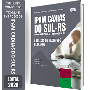 Apostila Farmácia do IPAM 2026 - Analista de Recursos Humanos