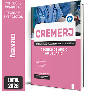Apostila CREMERJ 2026 - Técnico de Apoio ao Usuário (Técnico de Informática)
