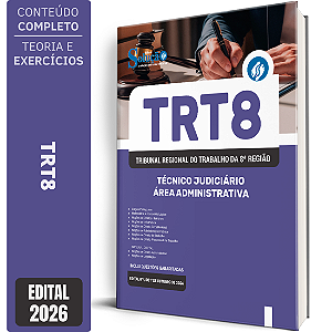 Apostila TRT8 2026 Técnico Judiciário - Área Administrativa