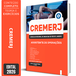 Apostila CREMERJ 2026 - Assistente de Operações