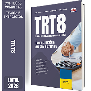 Apostila TRT8 2026 Técnico Judiciário - Área Administrativa